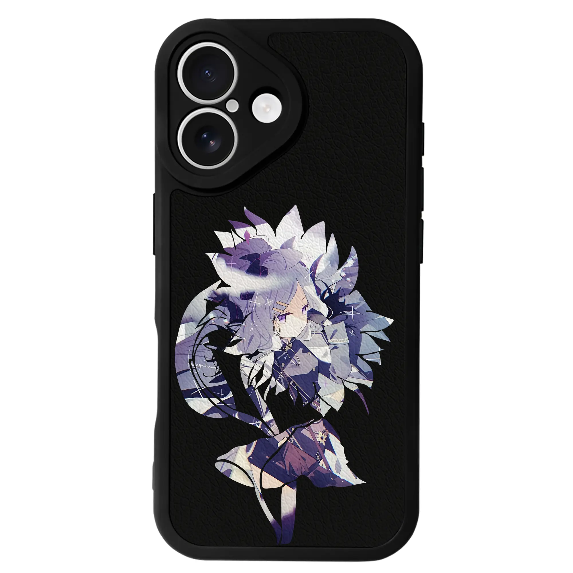 ブルーアーカイブ グッズ 空崎ヒナ - IPhone 16シリーズ対応 ・ シリコンスマホケース ・ レザー調 ・ 高精度フィット ・ 耐衝撃 ・ ワイヤレス充電対応 ・ 精密カット